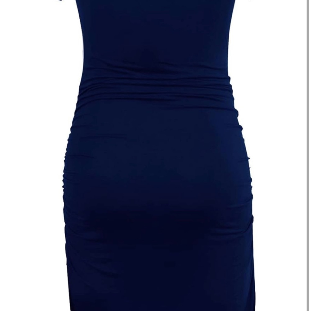 Maternity Navy Blue Dress